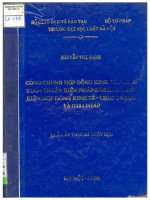 Công chứng hợp đồng kinh tế và các thoả thuận biện pháp bảo đảm thực hiện hợp đồng kinh tế   thực trạng và giải pháp  