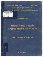 Một số vấn đề lý luận và thực tiễn về pháp luật thuế giá trị gia tăng ở việt nam  