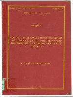 Đức trị và pháp trị   quá trình hình thành, phát triển và sự kết hợp đức trị và pháp trị trong pháp luật phong kiến đại việt thế kỷ XV  