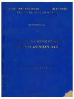 Thẩm quyền chung về dân sự của toà án nhân dân  
