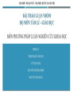 Những khó khăn tâm lí trong hoạt động học ngoại ngữ hai của sinh viên năm thứ nhất hệ chuẩn khoa sư phạm tiếng anh trường đại học ngoại ngữ   đại học quốc gia hà nội 