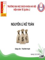 THU THẬP và TRÌNH bày các THÔNG TIN cập NHẬT về kế TOÁN, tài CHÍNH nổi bật 