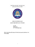 Liên hệ thực tiễn công tác tổ chức bộ máy quản trị nhân lực ở các doanh nghiệp 