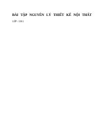 ý kiến về xây dựng, triển khai moodboard trong thiết kế nội thất  