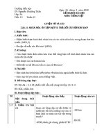 Nhân hóa  ôn tập đặt và trả lời câu hỏi khi nào