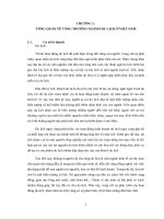 tiểu luận kinh tế du lịch nhân tố ảnh hưởng đến tăng trưởng ngành du lịch việt nam 