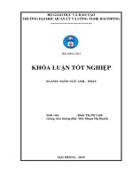 Về phương pháp học trợ từ sơ cấp tiếng nhật tại trường đại học dân lập hải phòng   