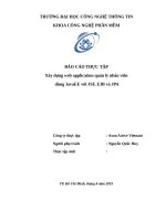 Xây dựng web application quản lý nhân viên dùng JavaEE với JSF, EJB và JPA 