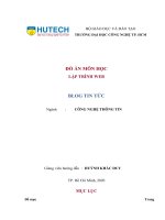 xây dựng website bán đồ ăn nhanh 