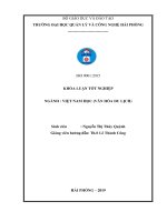 Một số giải pháp nhằm nâng cao hiệu quả chính sách xúc tiến hỗn hợp trong hoạt động kinh doanh lữ hành tại công ty du lịch vietravel chi nhánh hải phòng   