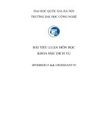lập kế hoạch sản phẩm và xây dựng nền tảng dựa trên mô hình người dùng doanh nghiệp 