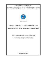 Tìm hiểu tính chất và yêu cầu của các loại động cơ điện sử dụng trong truyền động điện 