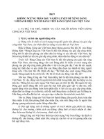 không ngừng phấn đấu và rèn luyện để xứng đáng với danh hiệu người đảng viên đảng cộng sản việt nam 