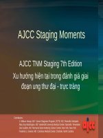 Xu hướng hiện tại trong đánh giá giai đoạn ung thư đại   trực tràng 