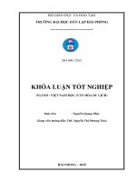 Nghiên cứu điểu kiện phát triển du lịch sinh thái tại vườn quốc gia xuân thủy, nam định   
