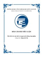 Cấu trúc mạng – topology 