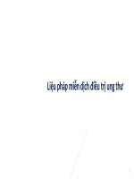 Liệu pháp miễn dịch điều trị ung thư 