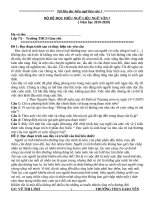 BỘ đề đọc HIỂU NGỮ LIỆU NGỮ văn 7 