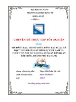 tội đánh bạc, tội tổ chức đánh bạc hoặc gá bạc theo pháp luật hình sự việt nam và thực tiễn xét xử tại tòa án nhân dân quận hải châu, thành phố đà nẵng 