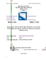 thực tiễn áp dụng biện pháp đưa vào cơ sở cai nghiện bắt buộc tại tòa án nhân dân thành phố đà nẵng 