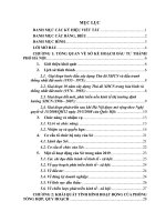 báo cáo chuyên đề thực tập tốt nghiệp tại sở kế hoạch và đầu tư thành phố hà nội 