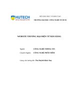 website thương mại điện tử bán hàng 