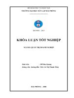 Hoàn thiện công tác marketing để nâng cao hiệu quả kinh doanh tại chi nhanh bưu chính viettel hải phòng   tổng công ty cổ phần bưu chính viettel   