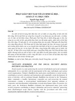 Phật giáo việt nam với an sinh xã hội   giáo lý và thực tiễn 