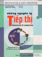 Ebook những nguyên lý tiếp thị (tập 2) phần 1 