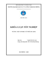 Tìm hiểu tín ngưỡng thờ phạm tử nghi ở hải phòng và một số hướng khai thác phục vụ du lịch 
