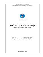 Một số giải pháp marketing nhằm mở rộng thị trường tại công ty TNHH khí công nghiệp việt nam   