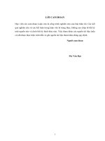 Luận văn Thạc sĩ Quản lý kinh tế: Tăng cường công tác quản lý nhà nước về dân tộc trên địa bàn huyện Võ Nhai