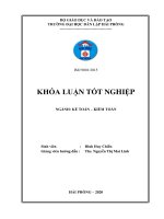Hoàn thiện công tác kế toán hàng hóa tại công ty cổ phần đầu tư thương mại vĩnh thịnh   