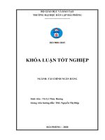 Một số biện pháp cải thiện tình hình tài chính công ty cổ phần thép hùng cường   