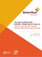 Tài liệu hướng dẫn phòng chống covid 19  các tình huống xử lý