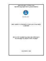 Điều khiển vị trí động cơ DC qua giao diện labview   