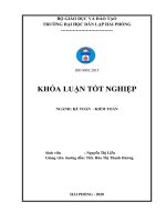 Hoàn thiện công tác kế toán thanh toán với người mua, người bán tại công ty cổ phần xây dựng đại phú   