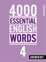 4000 essential english words 2e 4 2nd edition answer key 0 