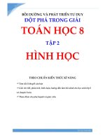 Bồi dưỡng và phát triển tư duy đột phá toán 8 (tập 2  hình học) 