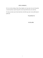 Luận văn Thạc sĩ Quản lý kinh tế: Giải pháp tăng cường quản lý nhân lực ngành giáo dục và đào tạo của huyện Mai Sơn, tỉnh Sơn La