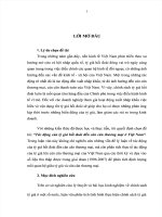 TÁC ĐỘNG CỦA TỶ GIÁ HỐI ĐOÁI ĐẾN CÁN CÂN THƯƠNG MẠI Ở VIỆT NAM  LUẬN VĂN ĐẠI HỌC KINH TẾ QUỐC DÂN