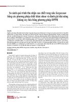 So sánh quá trình thu nhận cao chiết rong nâu Sargassum bằng các phương pháp chiết khác nhau và đánh giá khả năng kháng oxy hóa bằng phương pháp DPPH