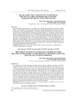 Kết quả điều trị và một số yếu tố liên quan đến kết quả điều trị nhiễm khuẩn sơ sinh tại Bệnh viện Trung ương Thái Nguyên