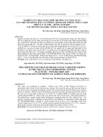 Nghiên cứu khả năng sinh trưởng và năng suất của một số giống rau cải trồng trong hệ thống thủy canh hồi lưu vụ Thu – Đông năm 2019 tại trường Đại học Nông Lâm Thái Nguyên