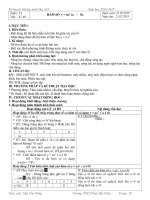 GIÁO ÁN ĐẠI SỐ 9 HK2 CHUỖI 5 HOẠT ĐỘNG TIET47-53