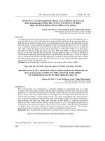 Tính ăn và cường độ bắt mồi của cá bống lưng cao Butis koilomatodon phân bố vùng cửa sông ven biển một số tỉnh đồng bằng Sông Cửu Long