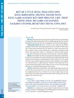 Kết quả tỷ lệ mang thai cộng dồn bằng khởi động trưởng thành noãn bằng gnrh agonist kết hợp Pregnyl liều thấp trong phác đồ gGnRH agonist - tại khoa Vô sinh, Bệnh viện Trung ương Huế