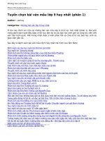 tuyen chon bai van mau lop 9 hay nhat phan 1 