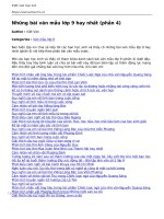 nhung bai van mau lop 9 hay nhat phan 4 