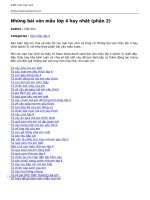 nhung bai van mau lop 4 hay nhat phan 2